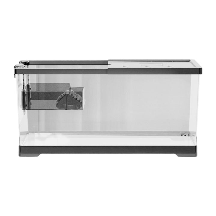 SiaBiced Turtle Tank Aquarium Tortoise Enclosure Starter Kit Hideout Reptile Tank with Basking Aquatic Terrarium for Breeding M w and Lid