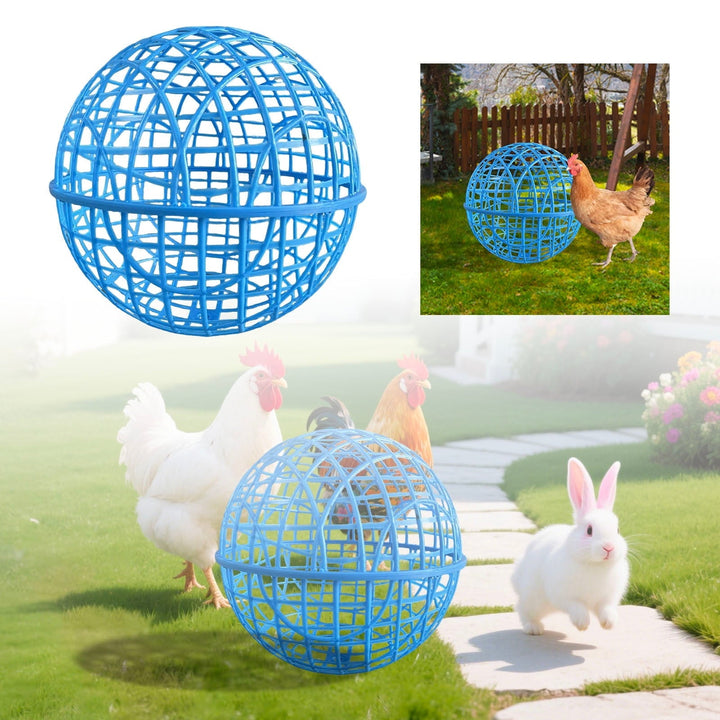 Simple Movable Chicken Coop, Poultry Cages, Farm Courtyard Outdoor Accessible Rolling Rabbit Hutch Chicken Coop,Preventing Dog Bites Trampled by Horse B