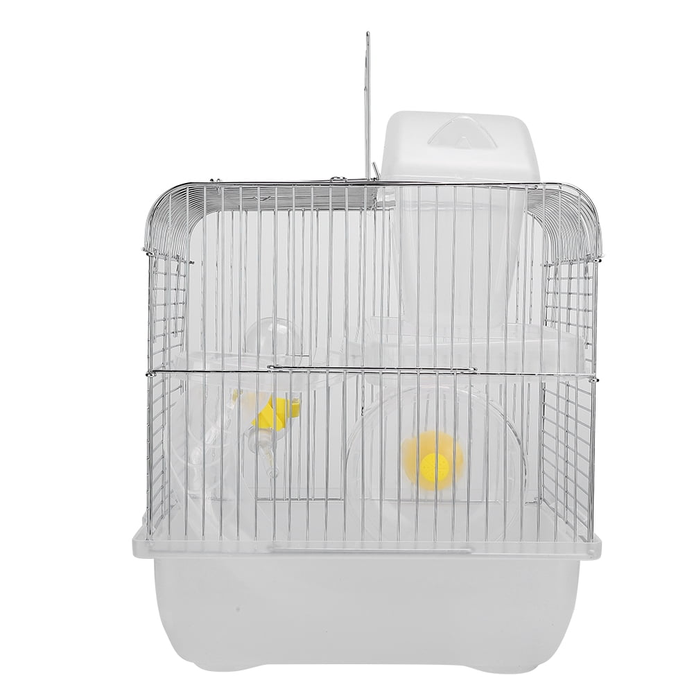 Stainless Steel Pet Cage Transparent Hamster Double Layer House Pet Supplies Gueiykk