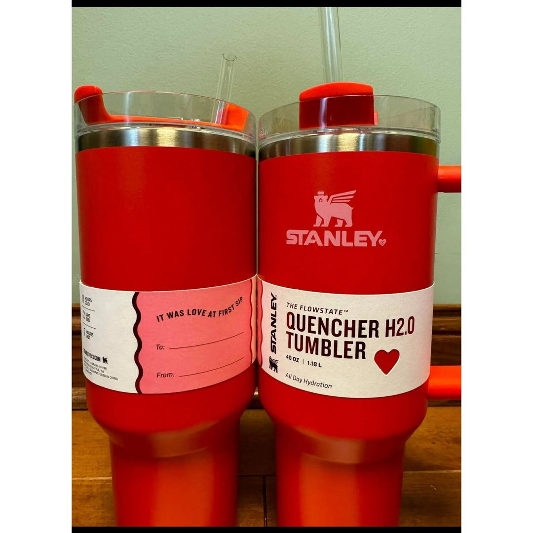 Stanley 40oz Valentine's Day Red Tumbler