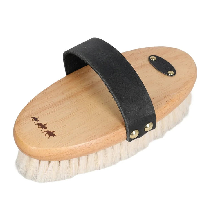 Supreme Products Gleaming Leather Handled Horse Brush