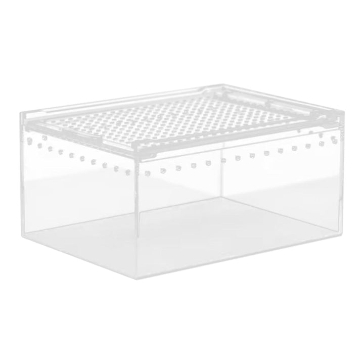 TOOYFUL Reptile Breeding Box Acrylic Animal Habitat Cage for Turtle Geckos Container 20cmx15cmx10cm