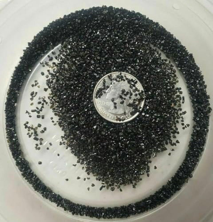 TheFrogHouse Black Aquarium Sand Substrate (25lbs)