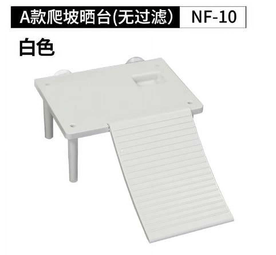 Tortoise Basking Platform Reptile Cave Hideout Turtle Tank Aquarium Accessories for Leopard Geckos Frogs and Small Bearded Dragons