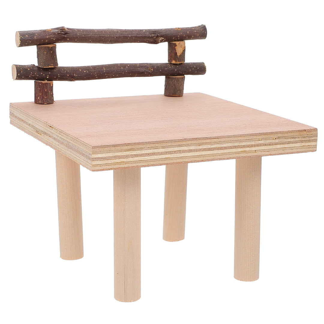jojofuny Pet Playing Platform Wooden Toy Assorted Color 1Set 5.89X5.89X3.54Inch