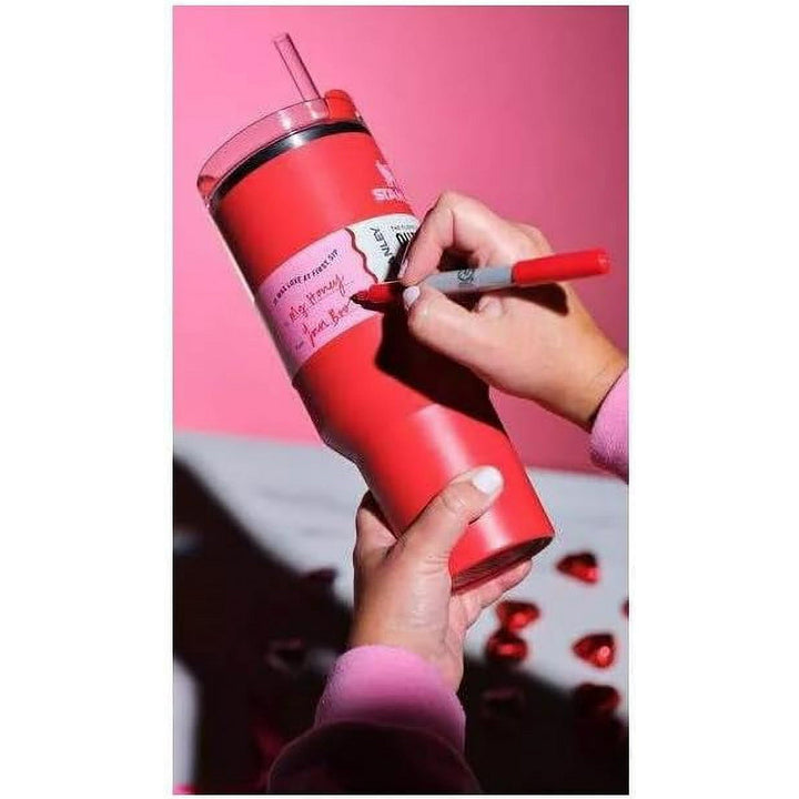 Stanley 40oz Valentine's Day Red Tumbler