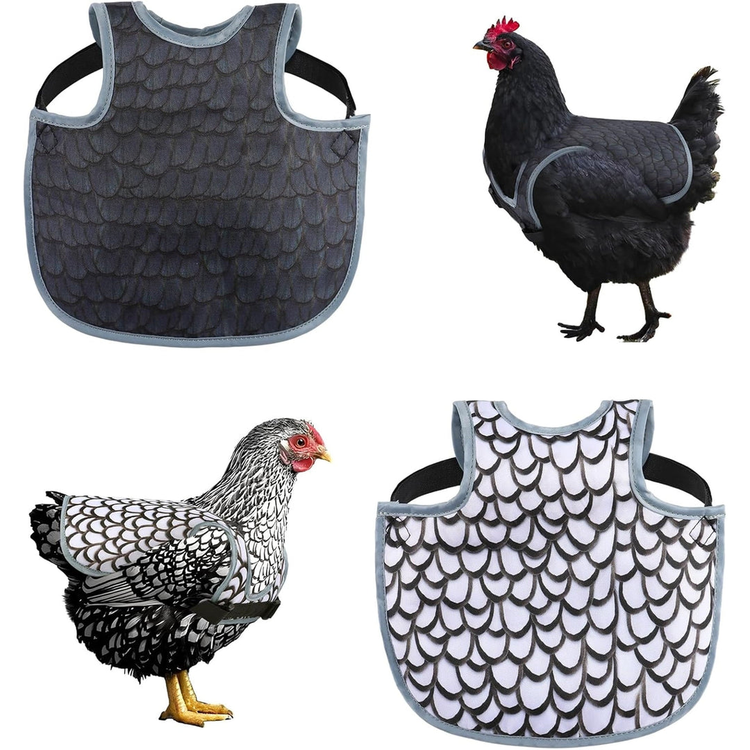 UOSIA 2Pcs Chicken Saddles for hens, Chicken Apron Back Protector for Hens