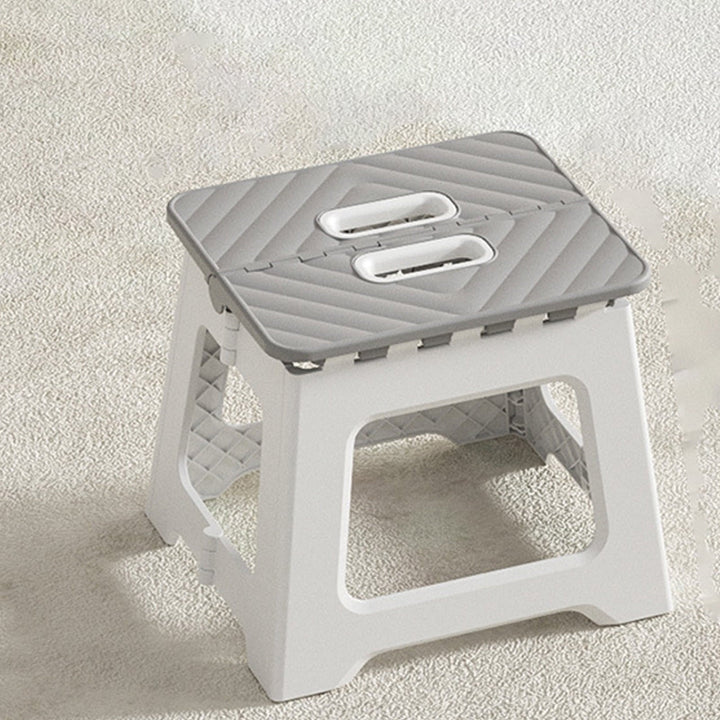 VANLOFE Foldable Step Stool for Adults, Portable Plastic Small Step Stool – Lightweight Compact Small Stool for Camping, Outdoor, Home, Low Stool with Non-Slip Base, Supports 250lbs, Easy Storage