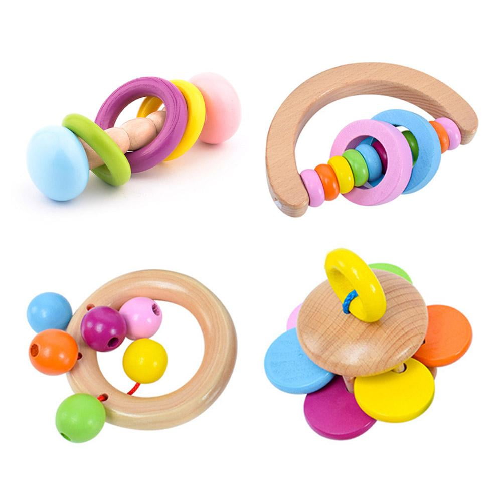 WSRRDRECVHi Wooden Rabbit Toy Safe Eco-Friendly Rabbit Toys Bite-Resistant GuineaZ4Y6