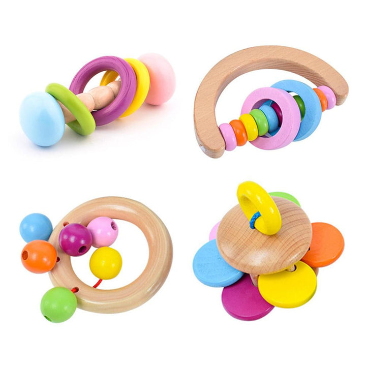 WSRRDRECVHi Wooden Rabbit Toy Safe Eco-Friendly Rabbit Toys Bite-Resistant GuineaZ4Y6