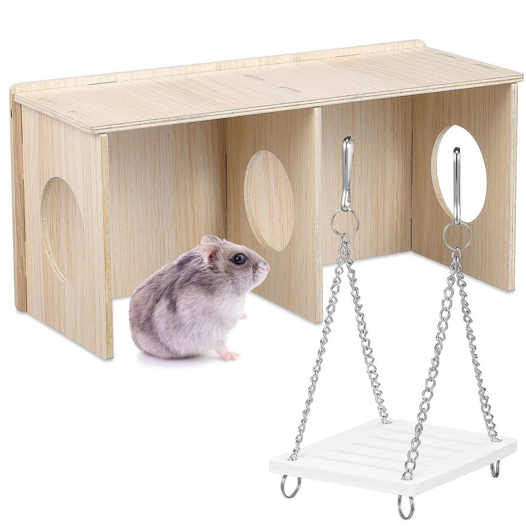 ORDDIART Hamster Hideaway Habitat with Large for Sugar Gliders 1 Set