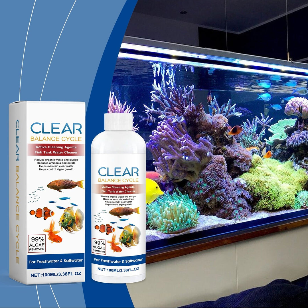 XY Department Store Fish Tank Water Clarifier Cleans Fish Tank Stains And Sludge To Make The Water Clear And Control Growth 100ml