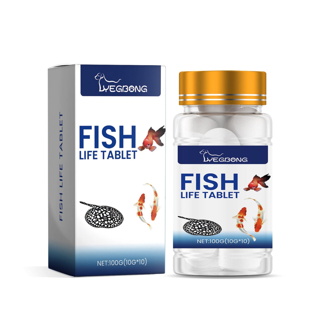 Yegbong Ornamental Fish Aquarium Salt Slices Fish Tank Salt Ornamental Fish Special Fish Salt for Fish Farming Salt Slices Mineral Salt