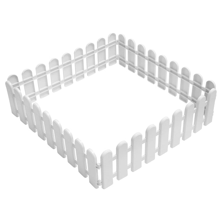 Yiho Indoor Tent Rabbit Playpen Small Animal Pet Safety Fences White 4pcs