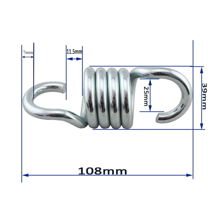 Worgeous 2Set Heavy Duty Porch Swing Springs Hammock Chair Spring Stainless Steel