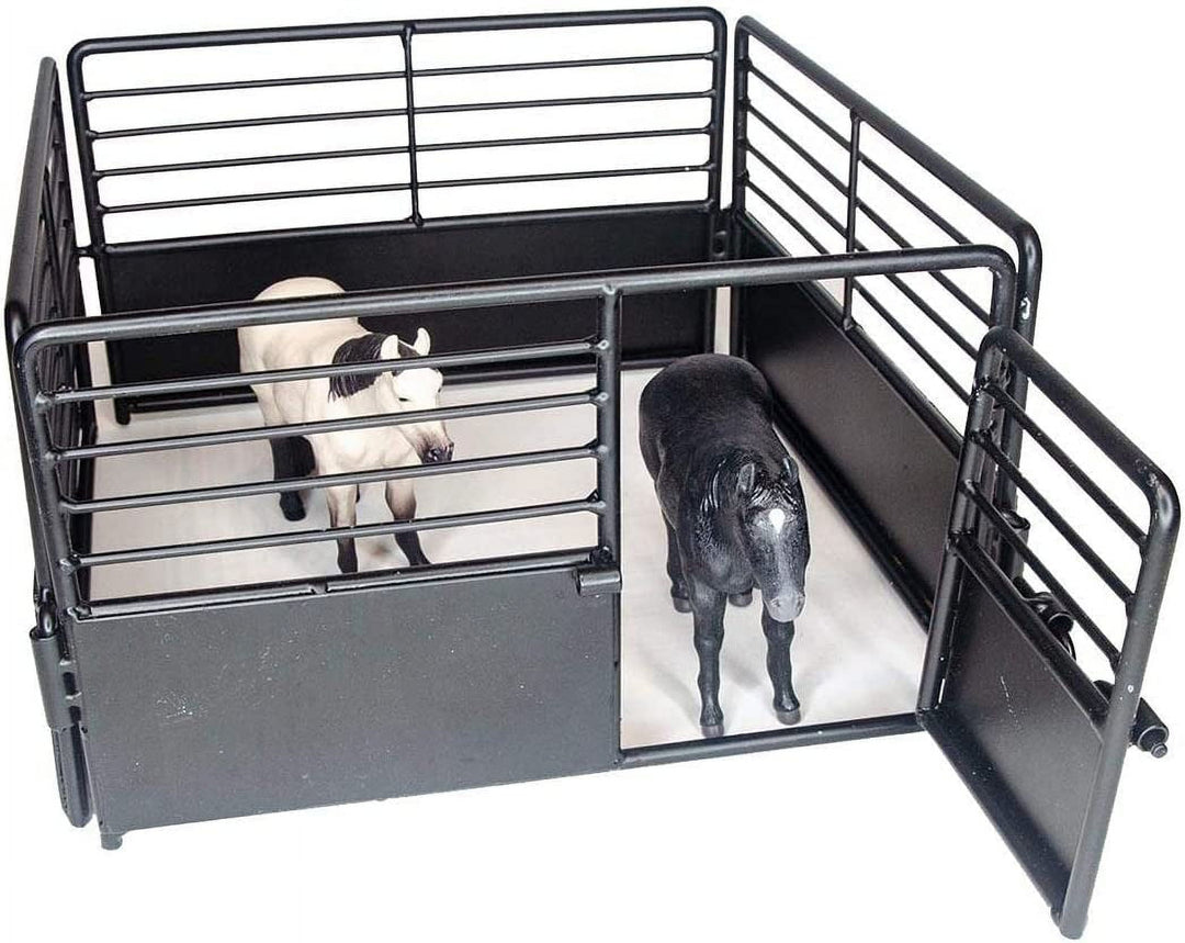 Little Buster Toys Brown Priefert Horse Stall - Perfect for stalling Your Favorite Quarter Horse