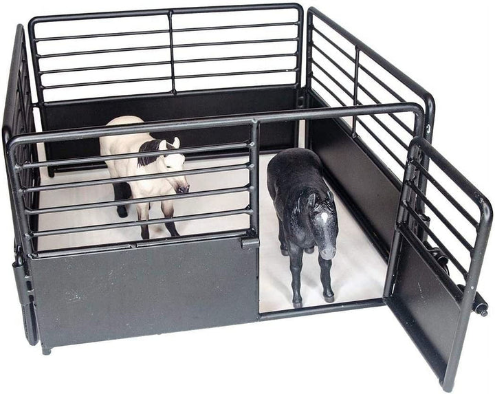 Little Buster Toys Brown Priefert Horse Stall - Perfect for stalling Your Favorite Quarter Horse