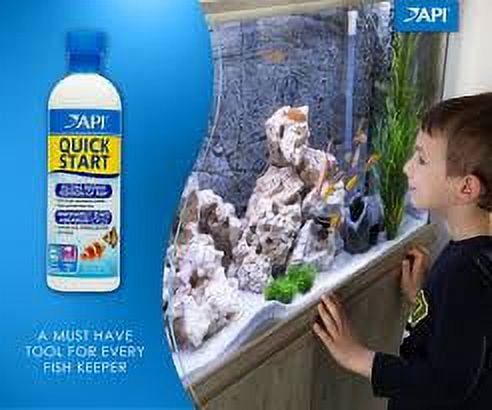 API QUICK START Freshwater and Saltwater Aquarium Nitrifying Bacteria 16-Ounce Bottle