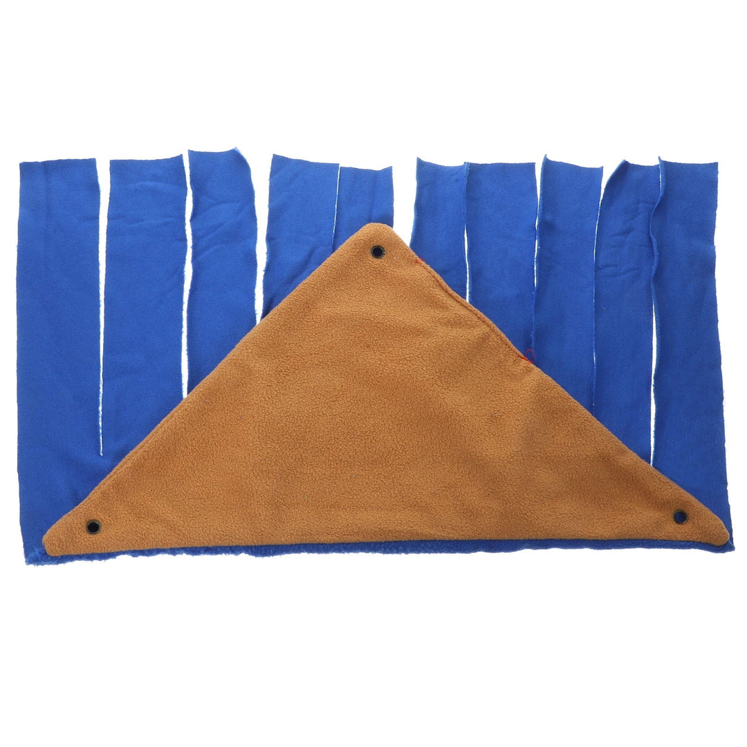 FUTUREORYY Hideaway For Hamster Bunny Corner Hammock Navy Blue 1 Set 12x11.6x10.8in