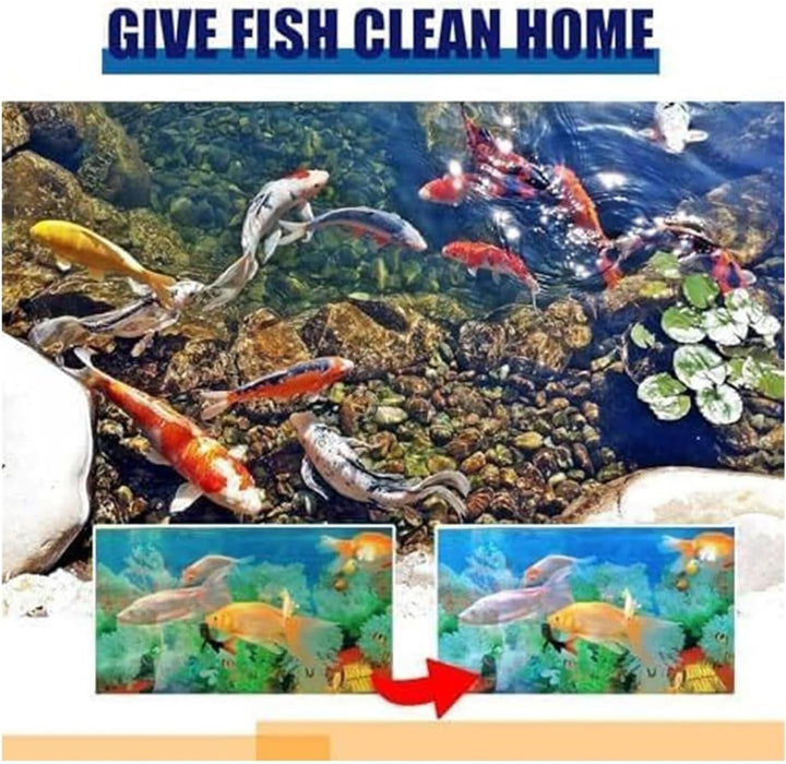 Powerful Aquarium Water Purification Tablet Water Purification Tablets Water Clarifier For Fish Tank Water Tablets Purification For Drinking Water Purification Tablets For Fish Tank(2PCS)