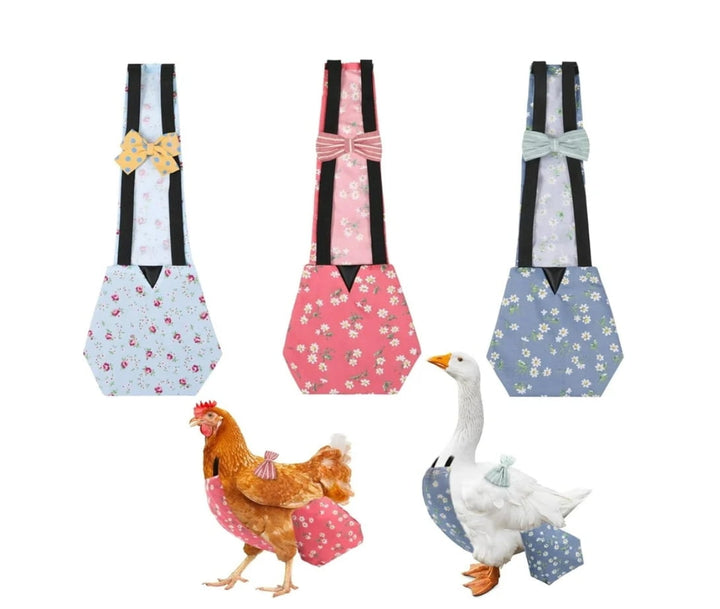 Pet Diaper Nappy Poultry Cloth for Goose Duck, Chicken Fashionable, Blue