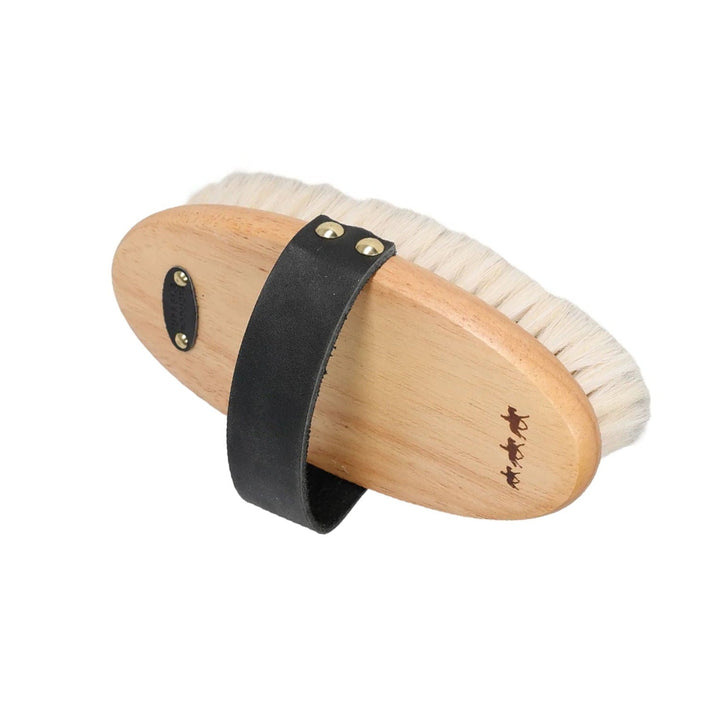 Supreme Products Gleaming Leather Handled Horse Brush