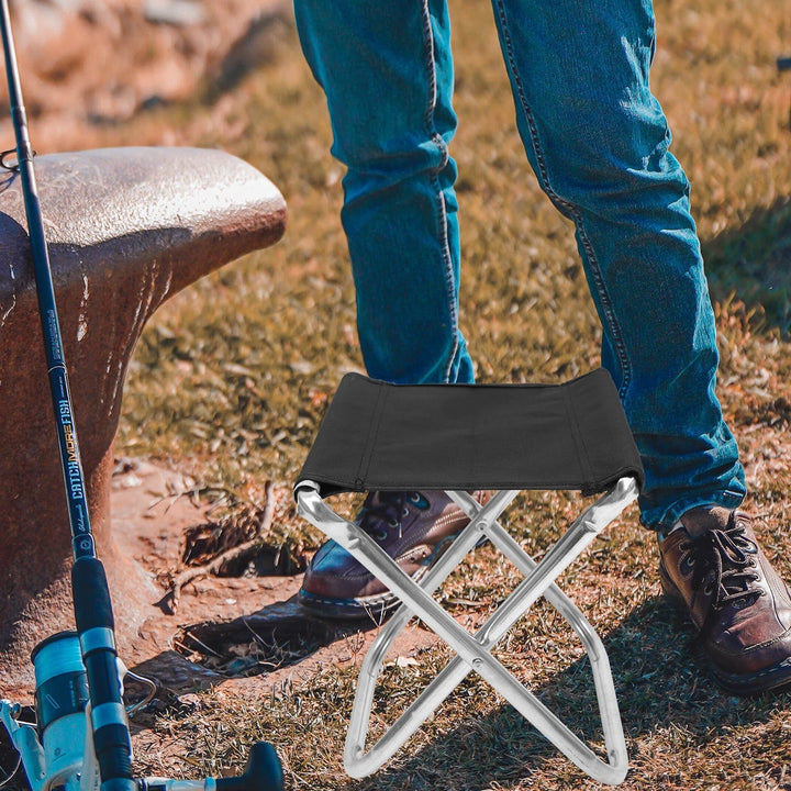 Raindrops Folding Chair for Fishing Camping with Aluminum Alloy Frame and PVC Cloth Durable Comfortable 100kg Capacity