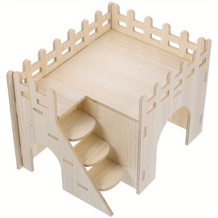 Cage Delicate Hamster House Houses Hideouts Guinea Mouse Supply Wear-resistant Wooden Rat