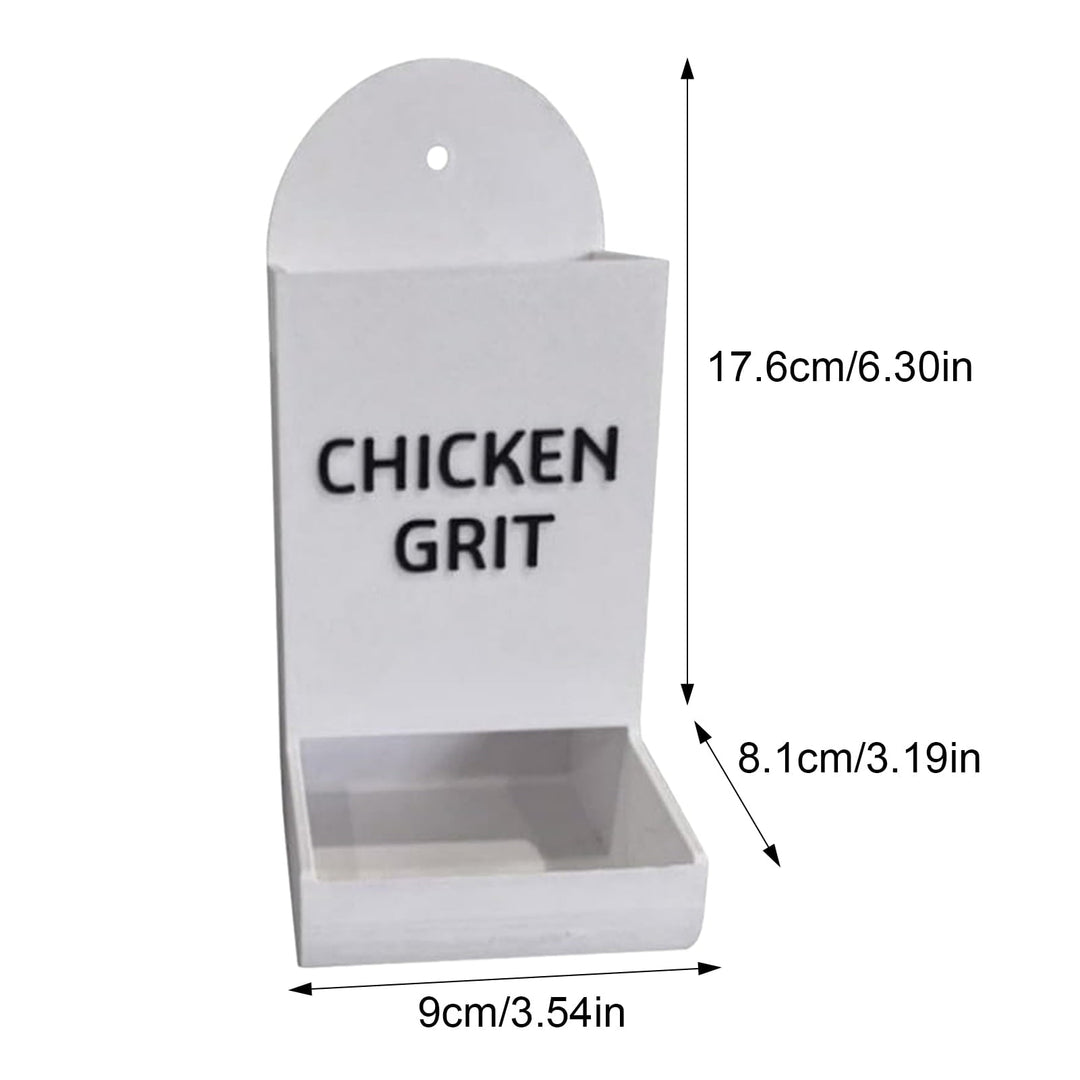 BULLPAW 2Pcs Chicken Oyster Shell Feeder 3D Printed Dual Purpose Hanging Chicken Feeder Trough Precision Nutrition Gravities Poultry Feeder Coop Accessories