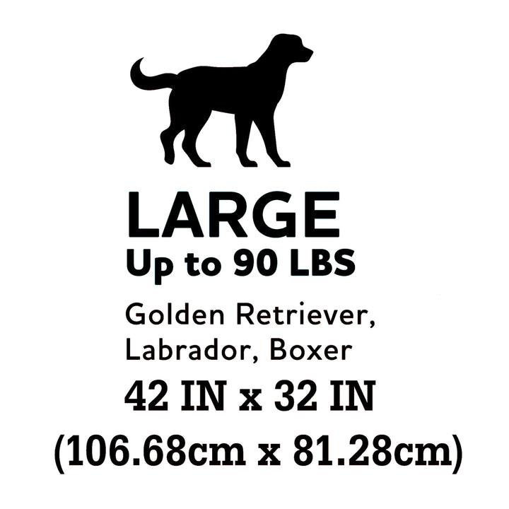 Vibrant Life Bed for Dogs, Gusseted Mat, Removable & Washable Cover, Tan Plaid, 42" x 32"