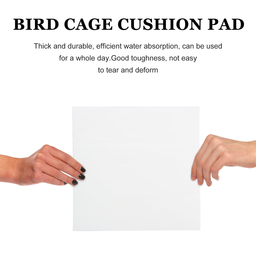 100 Pcs Bird Cage Cleanliness Paper Liners Gift Guinea Pigs Pet Accessory Animal Disposable