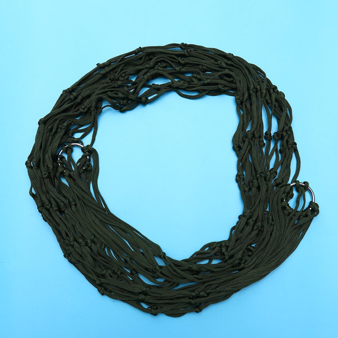 Worgeous 1Pack Mesh Hammock for Outdoor Sports Camping Sleeping Nylon 11.8x47.2in