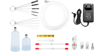 VEVOR Dual-Action Airbrush Kit Multifunctional Airbrush System Compressor 0.3mm Spray Gun for Cake Painting Nail Makeup Model