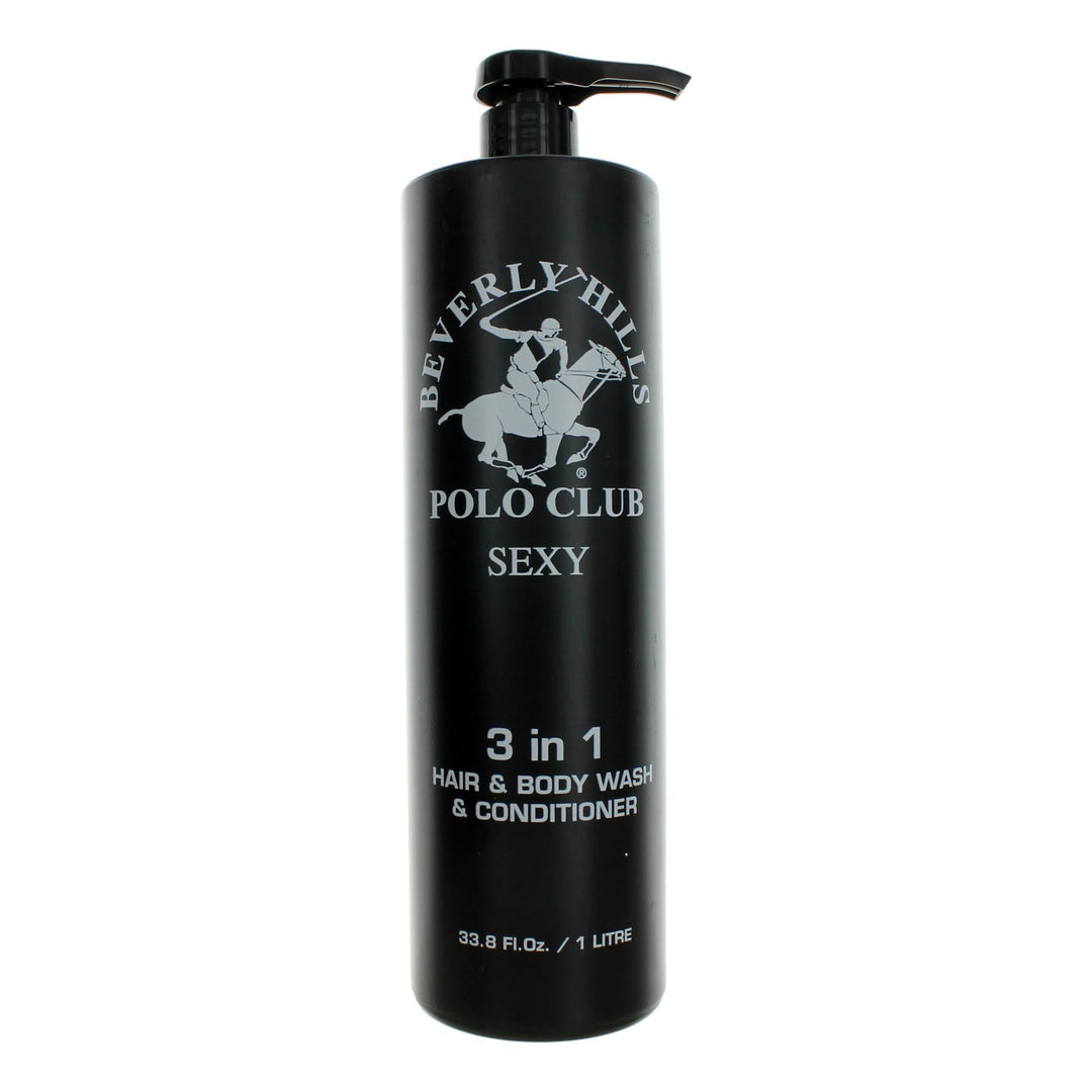 Bhpc Sexy By Beverly Hills Polo Club, 33.8 Oz 3-In-1 Hair & Body Wash & Conditioner For Men