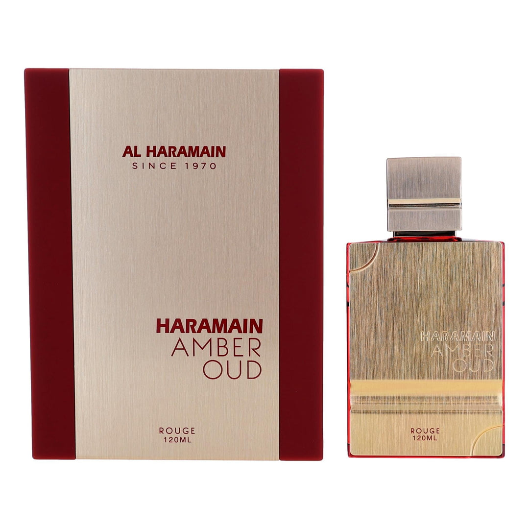 Amber Oud Rouge By Al Haramain, 4 Oz Eau De Parfum Spray For Unisex