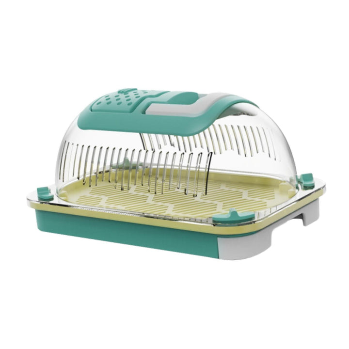 balikha Reptiles -Trarium -Lebenschaft Kaufig Clear Comfortable Reptile Breeder Box Transparent Reptiles Cage for Frog Terrrapine Turtle Snake S