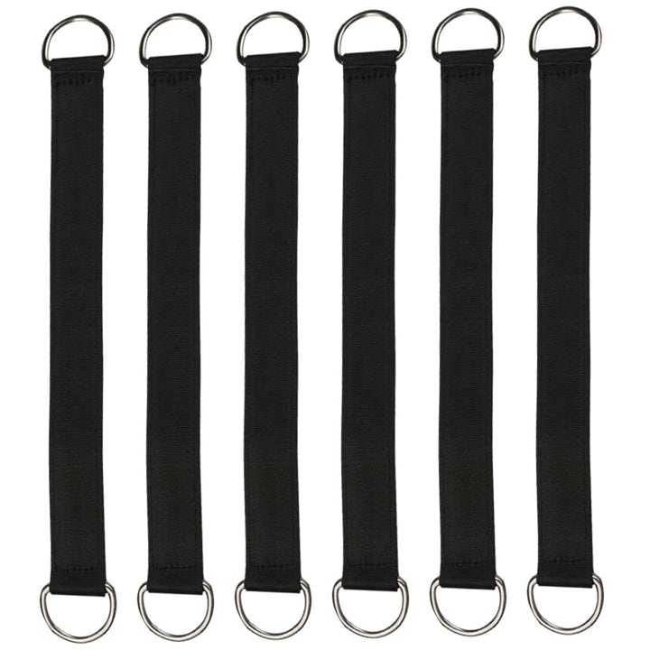 HAMPPLIES 6Pcs Heavy Duty Swing Hooks Tree Swings Straps for Camping and