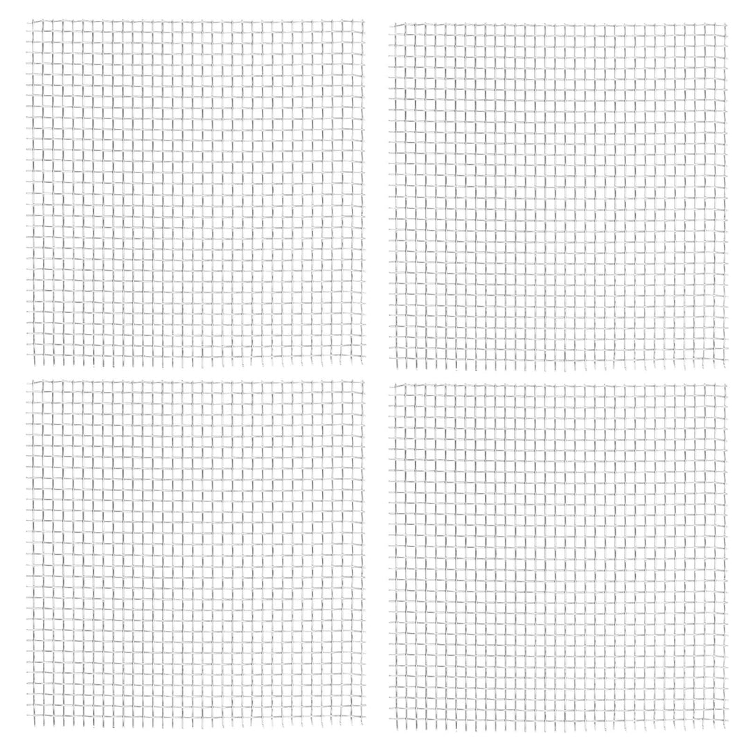 ROSENICE 15Pack Silver Square Aquatic Moss Mesh for Low Maintenance and Freshwater