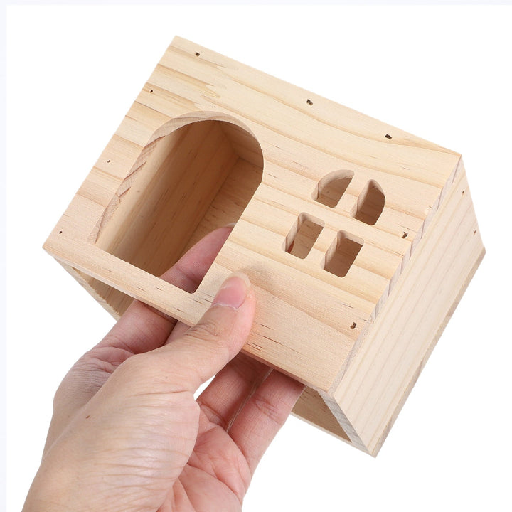 Hamster Hideout House Bunny Toy Rat House Pet Hamster Hiding Spot Mouse Hideouts Chinchilla Toys Rat Hideout