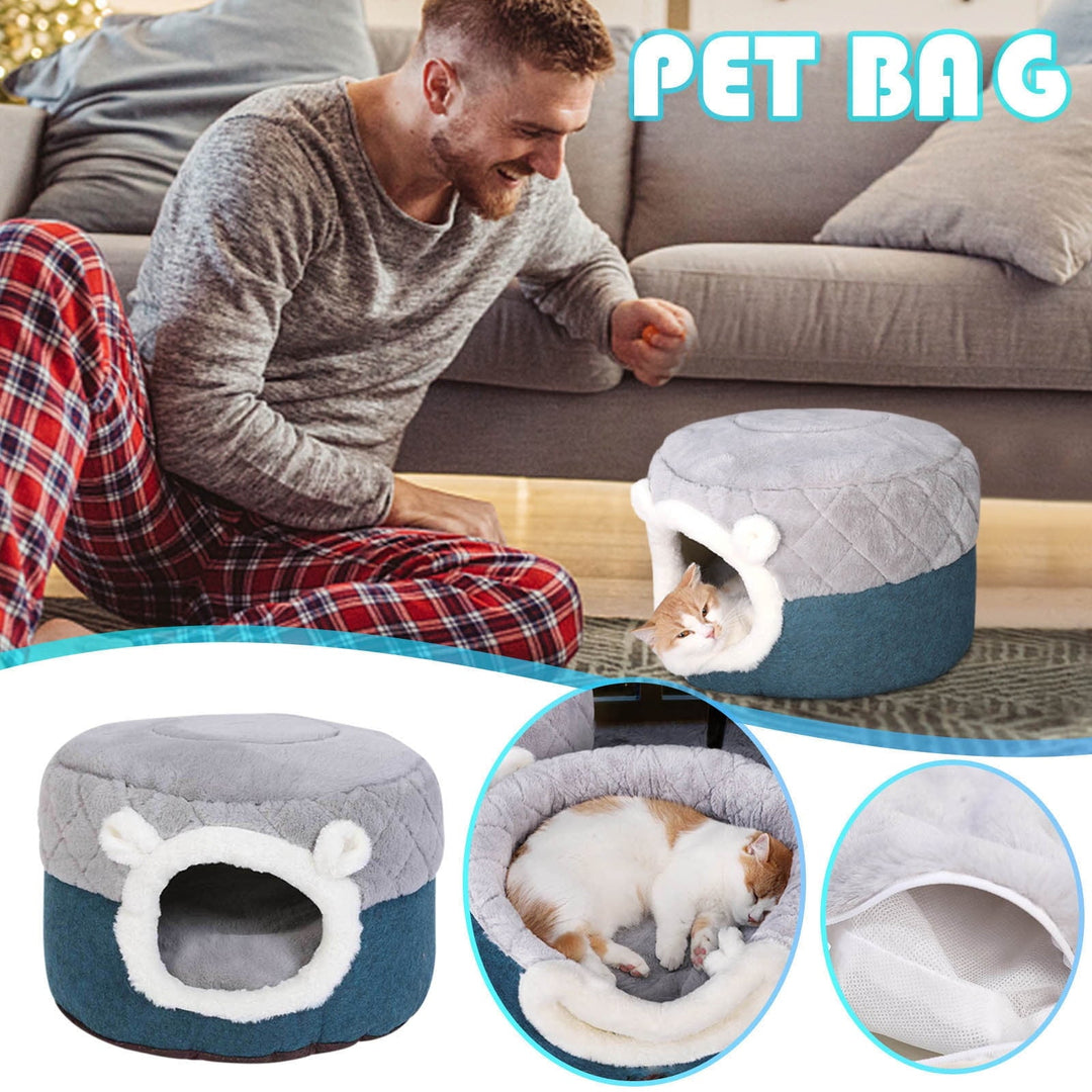 RoamHome Pet Warm House Thick Nests Autumn Winter Pet Nest for Mice Hamster Rabbit Small Animal Cotton Thermal Cage Household Small Animals Cage (Multicolor)