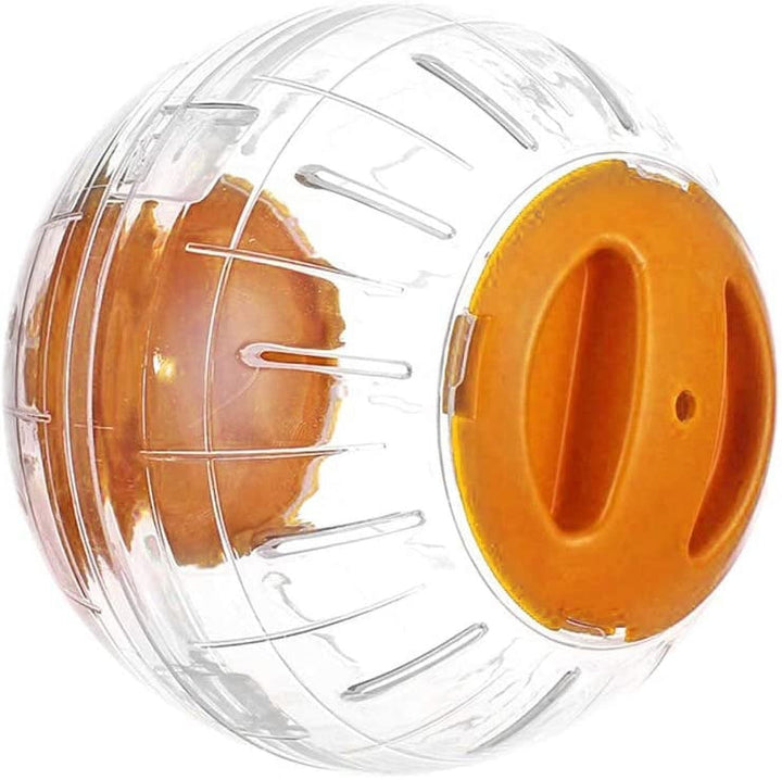 Laegsmetg 12cm Boule Gym pour Hamsters et Souris en Plastique - Transparent Jouet Amusant Balle d'exercice pour Hamster Nain