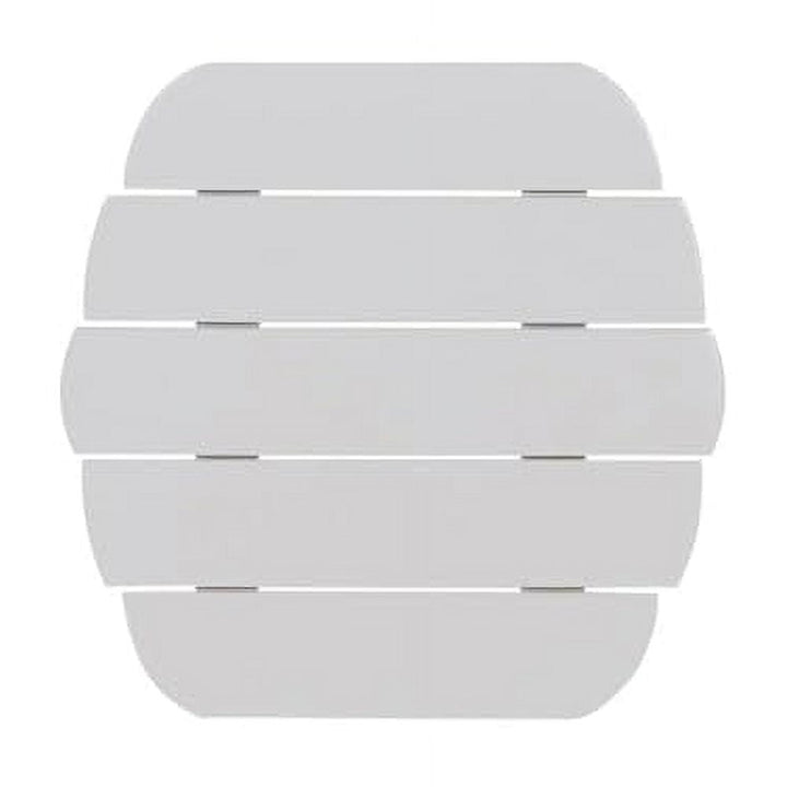 Hawthorne Collections Transitional Wood Outdoor Adirondack Side Table in White