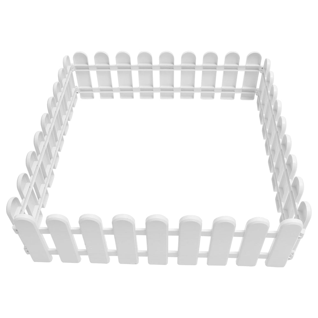 Yiho Indoor Tent Rabbit Playpen Small Animal Pet Safety Fences White 4pcs