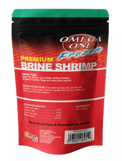 Omega™One Frozen Brine Shrimp Fish Food, 4 Oz