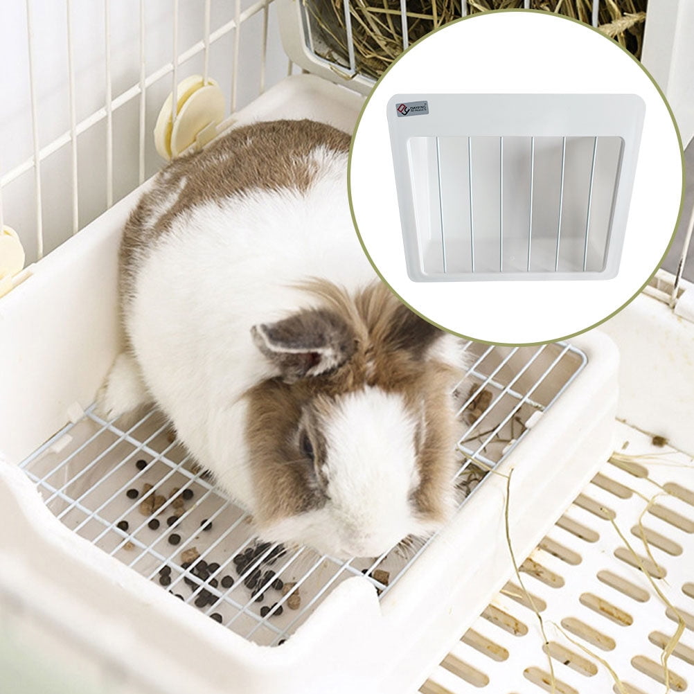 Tingshir Rabbit Hay Rack Bunny Hay Feeder Rabbit Cage Hay Dispenser Hay Storage Holder