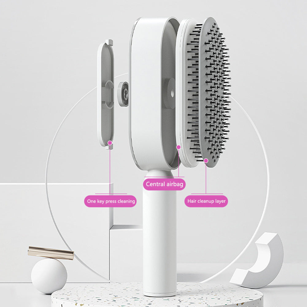 Smart Self-Cleaning Hair Brush