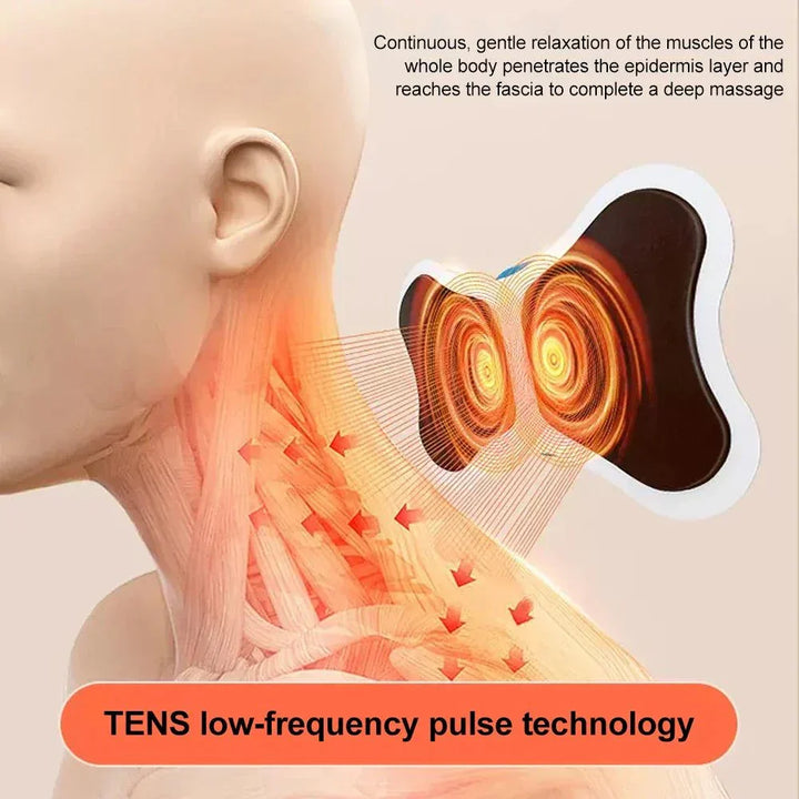 Mini EMS Neck Massager & Back Pain Relief Patch