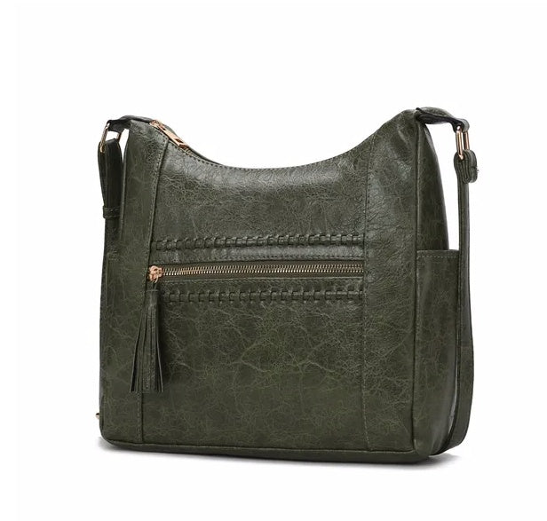 MKF Collection Marseille Women's Shoulder Bag Vegan Leather Handbag By Mia K