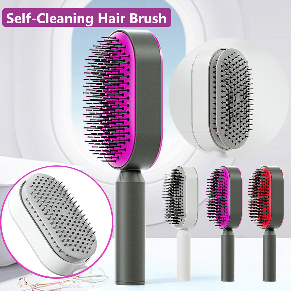 Smart Self-Cleaning Hair Brush