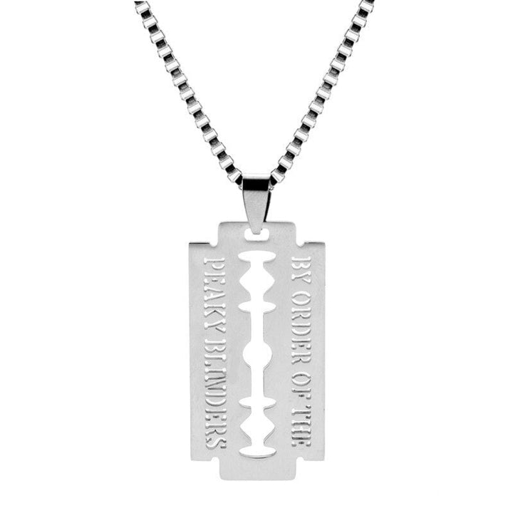 "By Order of the Peaky Blinders" Razor Necklace